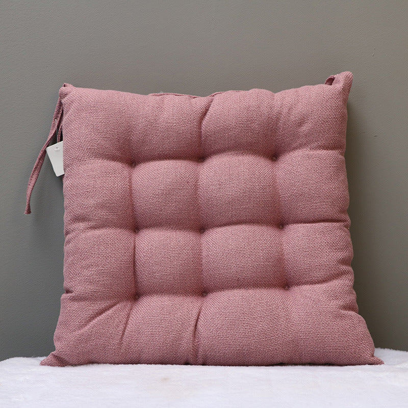 HKM-694739 Modern Plain Seat Cushion for Home and Office Use - Multiple Color Options