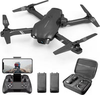 HKM-695187 Foldable RC Drone with 6K HD Dual Camera, 1080P Live Video, 26-Minute Flight Time, and Multiple Fun Features