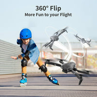 HKM-695187 Foldable RC Drone with 6K HD Dual Camera, 1080P Live Video, 26-Minute Flight Time, and Multiple Fun Features