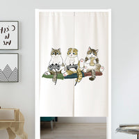 HKM-695379 Non Perforated Fabric Door Curtain in Various Colors