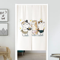 HKM-695379 Non Perforated Fabric Door Curtain in Various Colors