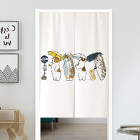 HKM-695379 Non Perforated Fabric Door Curtain in Various Colors