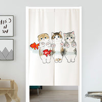 HKM-695379 Non Perforated Fabric Door Curtain in Various Colors