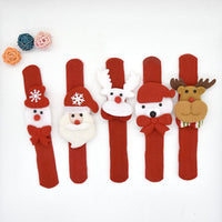 HKM-695443 Plush Christmas Bracelet for Kids - Soft Fiber Cotton Toy, 21cm Length