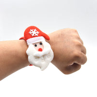 HKM-695443 Plush Christmas Bracelet for Kids - Soft Fiber Cotton Toy, 21cm Length