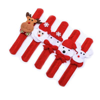 HKM-695443 Plush Christmas Bracelet for Kids - Soft Fiber Cotton Toy, 21cm Length