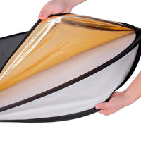 HKM-695571 80 cm 5-in-1 Collapsible Photography Reflector with Diffuser and Carrying Bag