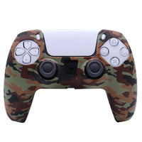 HKM-695699 PS5 Camouflage Silicone Skin Case for DualSense Controller with Thumb Grip Cover