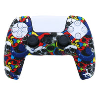 HKM-695699 PS5 Camouflage Silicone Skin Case for DualSense Controller with Thumb Grip Cover