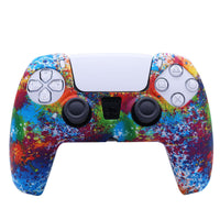 HKM-695699 PS5 Camouflage Silicone Skin Case for DualSense Controller with Thumb Grip Cover