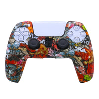 HKM-695699 PS5 Camouflage Silicone Skin Case for DualSense Controller with Thumb Grip Cover