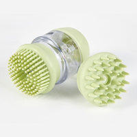 HKM-695763 Silicone Double-Ended Bath and Massage Brush for Pets