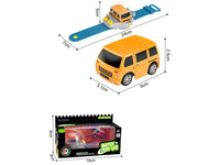 HKM-695827 Mini Cartoon Remote Control Car Watch - 2.4G Alloy Racing Car with LED Lights and USB Charging