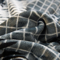HKM-695827 Thick Coral Fleece Single Blanket - Fashionable and Simple Design in Vibrant Colors