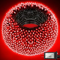 HKM-696019 1500 LED 470FT Outdoor Christmas String Lights with 12 Modes and Timer, Waterproof Red & Green Lights for Holiday Decoration