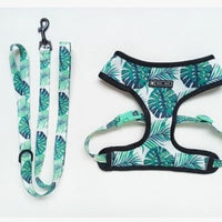 HKM-696019 Unicorn Pattern Breathable Mesh Chest Strap with Traction Rope for Pets