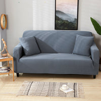 HKM-696211 Stretch Waterproof Sofa Cover with Pillowcases - High-Density Fabric, Elastic Fit for All Sofa Types