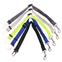 HKM-696531 Adjustable Dog Seat Belt Dog Car Seatbelt Harness Leads Elastic Reflective Safety Rope