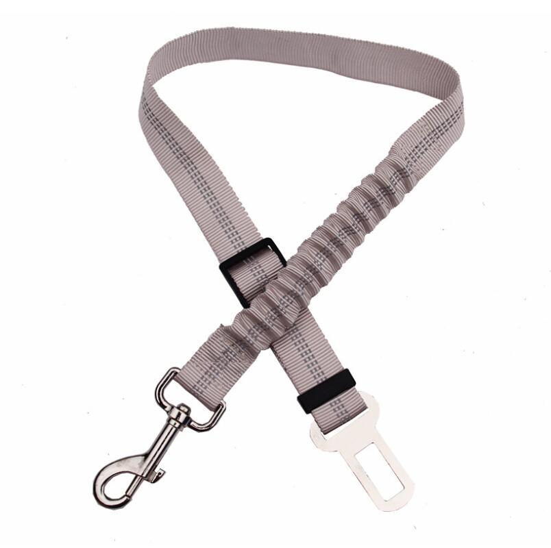 HKM-696531 Adjustable Dog Seat Belt Dog Car Seatbelt Harness Leads Elastic Reflective Safety Rope