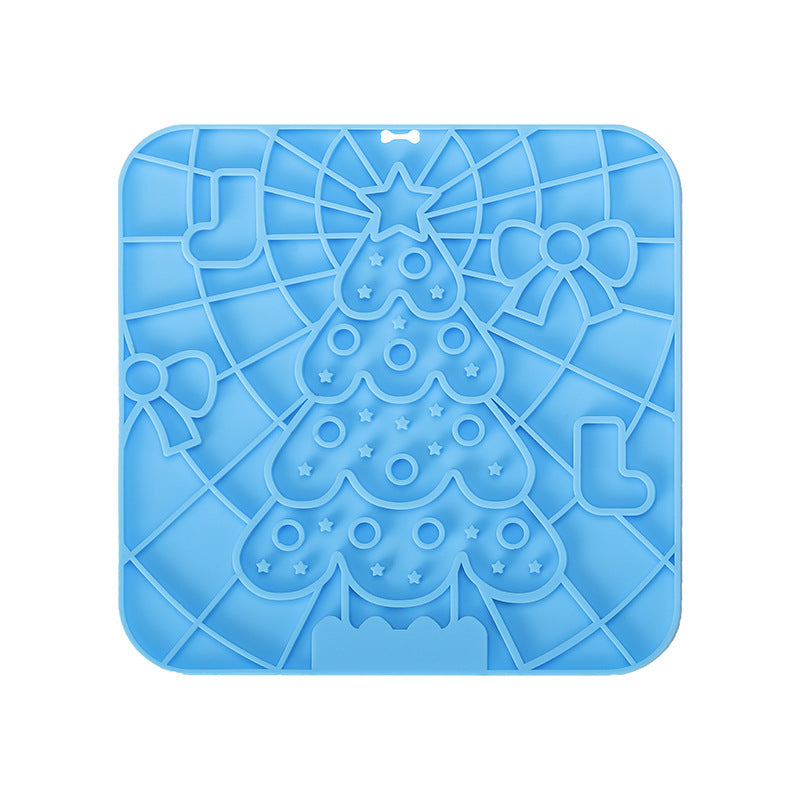 HKM-696659 Silicone Pet Licking Mat with Suction Cup for Slow Feeding and Anti-Choke Protection