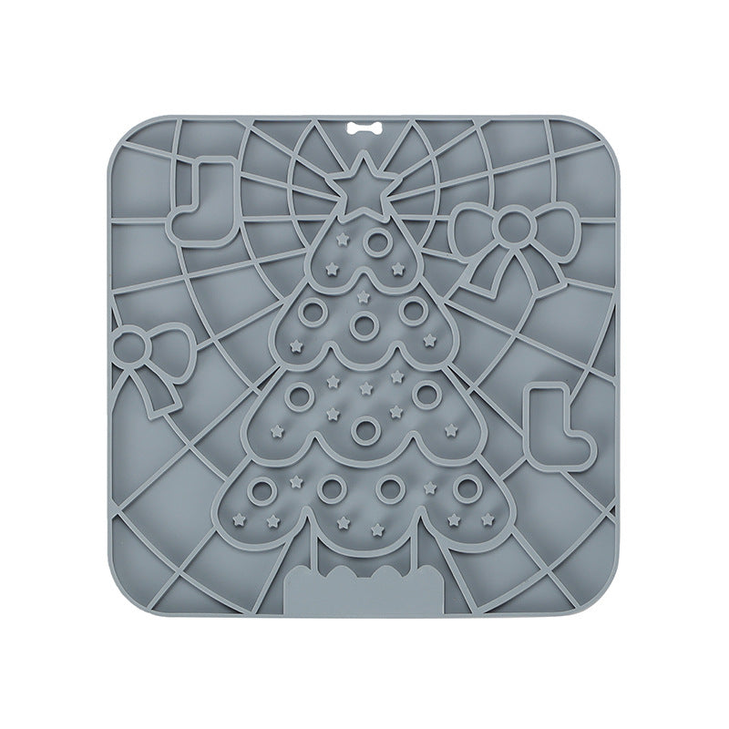 HKM-696659 Silicone Pet Licking Mat with Suction Cup for Slow Feeding and Anti-Choke Protection