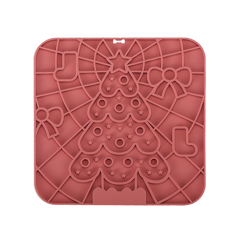 HKM-696659 Silicone Pet Licking Mat with Suction Cup for Slow Feeding and Anti-Choke Protection
