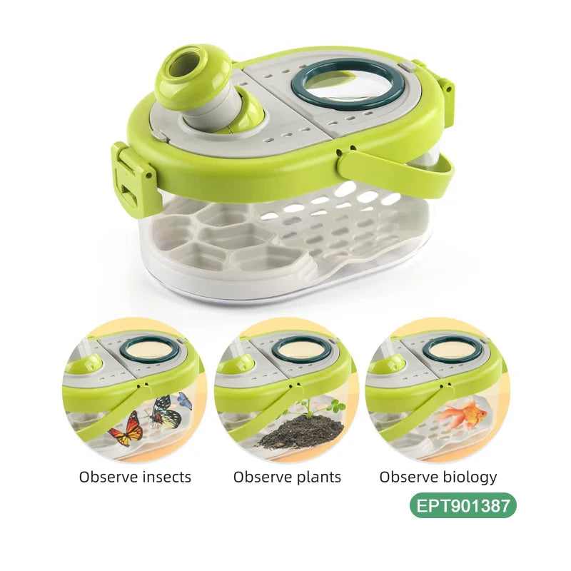 HKM-696787 10-Piece Light Bug Catching Kit for Kids – Butterfly Nets and Insect Exploration Tools