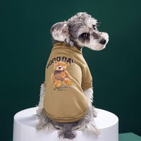 HKM-696787 Two Feet Thin-Fleece Thermal Sweater for Dogs and Cats - White, Pink, Khaki, Dark Blue, XS-2XL