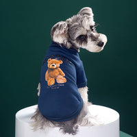 HKM-696787 Two Feet Thin-Fleece Thermal Sweater for Dogs and Cats - White, Pink, Khaki, Dark Blue, XS-2XL