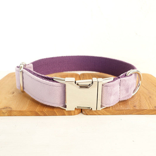 HKM-696851 Thick Cashmere Dog Collar and Leash Set in Multiple Sizes