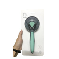 HKM-696915 Self-Cleaning Pet Slicker Grooming Brush for Cats and Small to Medium Dogs