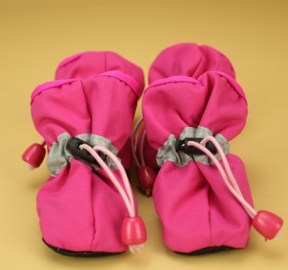 HKM-696979 Soft Bottom Anti-Skid Warm Boots for Small to Medium Dogs - Plus Velvet Options Available