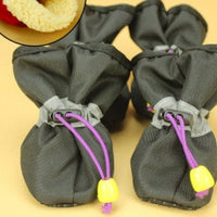 HKM-696979 Soft Bottom Anti-Skid Warm Boots for Small to Medium Dogs - Plus Velvet Options Available