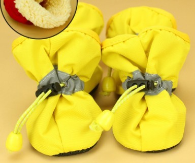 HKM-696979 Soft Bottom Anti-Skid Warm Boots for Small to Medium Dogs - Plus Velvet Options Available