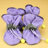 HKM-696979 Soft Bottom Anti-Skid Warm Boots for Small to Medium Dogs - Plus Velvet Options Available