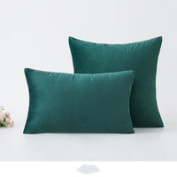 HKM-697043 Nordic Velvet Cushion Cover with PP Cotton Filling - Stylish Waist Support Pillow