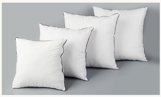 HKM-697107 Brushed Cloth Pillow Core with Virgin Cotton Filling for Comfort and Durability