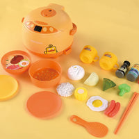 HKM-697235 Kids Play Kitchen Set with Electric Appliances - Microwave, Washing Machine, and More, Suitable for Ages 3+
