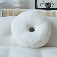 HKM-697363 Modern Black and White Line Embroidered Pillow with Geometric Design, 45x45cm