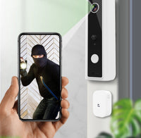 HKM-697491 Smart WiFi Video Doorbell Camera with Visual Intercom and 160° Sensing Angle