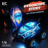 HKM-697555 2.4GHz Remote Control Gyroscope Stunt Car - 1:16 Scale Off-Road Vehicle for Indoor and Outdoor Fun