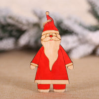HKM-697747 Wooden Christmas Angel Decorations - Rustic Home Decor Pendants in 3 Designs