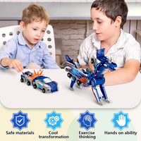 HKM-697939 Collision Transforming Dinosaur Car Toy for Ages 5 and Up - 2-in-1 Robot and Car Design