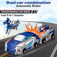 HKM-697939 Collision Transforming Dinosaur Car Toy for Ages 5 and Up - 2-in-1 Robot and Car Design