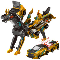 HKM-697939 Collision Transforming Dinosaur Car Toy for Ages 5 and Up - 2-in-1 Robot and Car Design