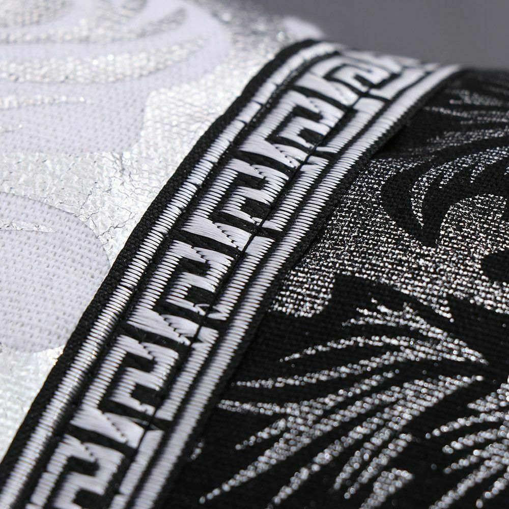 HKM-698195 Chinese Style Black and White Blue and White Porcelain Stitching Pillowcase, 45x45 cm, Linen