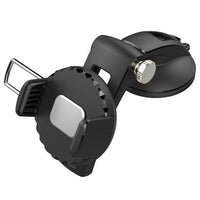 HKM-698195 Universal Silicone Phone Holder for Car Dashboard and Air Outlet - Suction Cup and Magnet Bracket Options