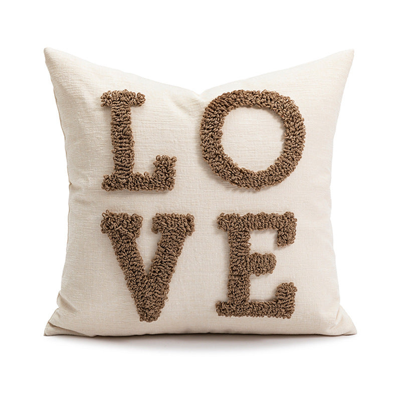 HKM-698259 Christmas Red Candy Doll Pillow with Embroidery and Tassels, Multiple Sizes Available