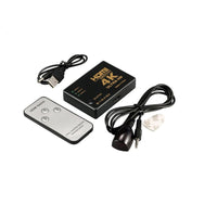 HKM-698323 3-Port HDMI Switcher Splitter with Remote Control for 1080P HD Video & Audio Output
