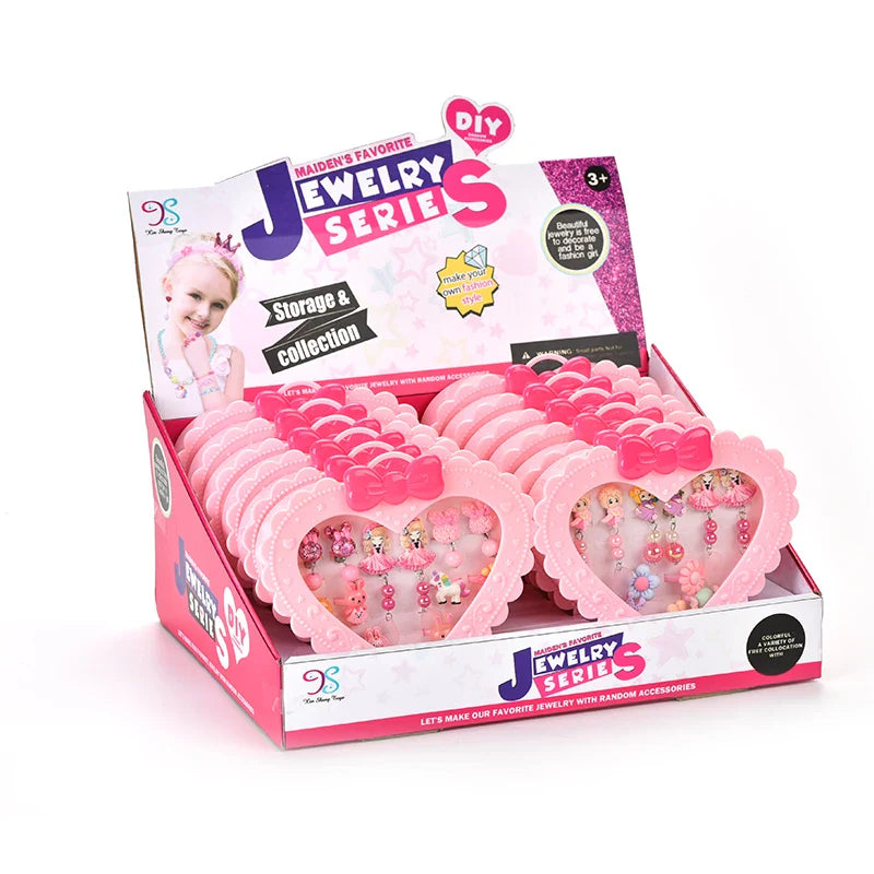 KTX-698387 Girl's Princess Jewelry Play Set - Indoor Pretend Play Toys for Kids, Perfect Gift for Ages 2-4